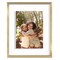 Americanflat Floating Aluminum Picture Frame - Sleek Aluminum Photo Frame for Wall Display - Black Metal Molded Frame - Shatter Resistant Glass - Hanging Hardware